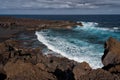 Volcanic coastline, Lanzarote, Spain