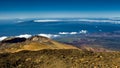 Volcanic crater Royalty Free Stock Photo