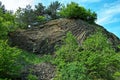 Volcanic crater landform