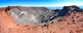 Volcanic Crater of Mount Ngauruhoe Mount Doom at Tongariro Alpine Crossing on North Island, New Zealand. The most famous day Royalty Free Stock Photo