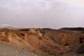 The volcanic crater of Nea Kameni Royalty Free Stock Photo