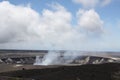 Volcanic crater by the ocean