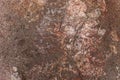 Volcanic dark background, stones, soil Royalty Free Stock Photo