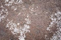 Volcanic dark background, stones, soil Royalty Free Stock Photo