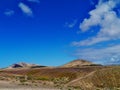 The volcanic desert near Costa Calma