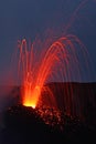 Volcanic eruption Royalty Free Stock Photo