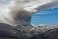 Volcanic eruption in Kamchatka,pyroclastic flow Royalty Free Stock Photo