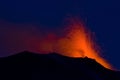Volcanic eruption Royalty Free Stock Photo