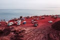 Volcanic island Hormuz in Iran, hormozgan province