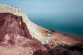 Volcanic island Hormuz in Iran, hormozgan province