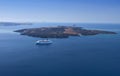 The volcanic island of Santorini in Greece Royalty Free Stock Photo