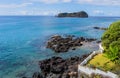 Volcanic islet of Vila Franca do Campo Royalty Free Stock Photo