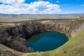 The volcanic lake Royalty Free Stock Photo