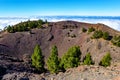 Volcanic landscape along Ruta de los Volcanes, Island La Palma, Canary Islands, Spain, Europe