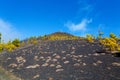 Volcanic landscape along Ruta de los Volcanes, Island La Palma, Canary Islands, Spain, Europe Royalty Free Stock Photo