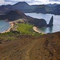 Volcanic landscape - Bartolome - Galapagos Islands Royalty Free Stock Photo
