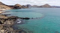 Volcanic landscape, Bartolome Island - Galapagos Islands, Ecuador Royalty Free Stock Photo