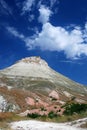 Volcanic landscape in Cappadocia Royalty Free Stock Photo