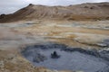 Volcanic landscape in Iceland.