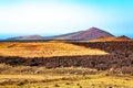 Volcanic landscape, Island Lanzarote, Canary Islands, Spain, Europe Royalty Free Stock Photo