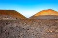 Volcanic landscape, Island Lanzarote, Canary Islands, Spain, Europe Royalty Free Stock Photo