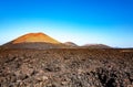 Volcanic landscape, Island Lanzarote, Canary Islands, Spain, Europe Royalty Free Stock Photo