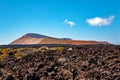 Volcanic landscape, Island Lanzarote, Canary Islands, Spain, Europe Royalty Free Stock Photo