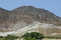 Volcanic landscape on the island of Nisyros, Greece