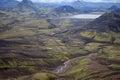 Volcanic Landscape - Landmannalaugar, Iceland Royalty Free Stock Photo