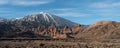 Volcanic landscape panorama of Teide volcano in Tenerife, Canary islands, Spain. Royalty Free Stock Photo