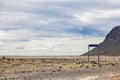 Volcanic landscape - stone and ash wasteland Royalty Free Stock Photo