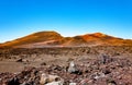 Volcanic landscape, Timanfaya National Park, Island Lanzarote, Canary Islands, Spain Royalty Free Stock Photo