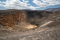 Volcanic landscape. Ubehebe Crater view point in Death Valley National Park, CA Royalty Free Stock Photo