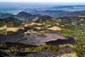 Volcanic landscape near Pacaya volcano in Guatemala.