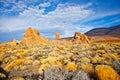 Volcanic lava landscape on Teide, Tenerife, Spain.