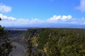 Volcanic Lava Landscape in Volcanoes National Park, Big Island, Hawaii Royalty Free Stock Photo