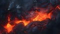 Volcanic lava waves smooth as abstract background wallpaper Royalty Free Stock Photo