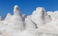 The volcanic moonscape of Sarakiniko, Milos island, Cyclades, Greece