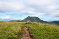 Volcanic mountain landscape Royalty Free Stock Photo