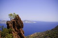 Volcanic rock at Methana, Greece.