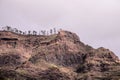 Volcanic Rock Basaltic Formation in Gran Canaria