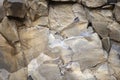 Volcanic rock formation detail natural background