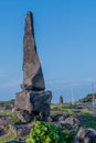 Volcanic rock formation in rock park Royalty Free Stock Photo