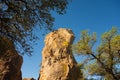 Volcanic rock formations in the desert