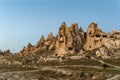 Volcanic rock landscape, Cappadocia, Turkey. Royalty Free Stock Photo