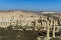 Volcanic rock landscape in Cappadocia, Turkey. Royalty Free Stock Photo