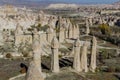 Volcanic rock landscape, Cappadocia, Turkey Royalty Free Stock Photo