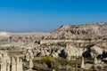 Volcanic rock landscape, Cappadocia, Turkey Royalty Free Stock Photo