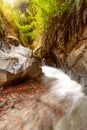 Volcanic Rock River Bed Royalty Free Stock Photo