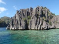 Volcanic rocks in Coron Island